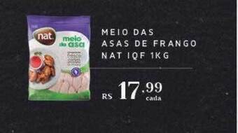 Meio das asas de frango nat iqf