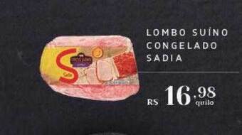 Empório Bahamas Lombo suíno congelado sadia oferta