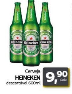 Cometa Supermercados Cerveja Heineken 600ml oferta