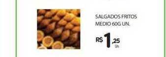 Supermercado Vitorino Salgados fritos medio oferta