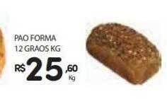 Pao forma 12 graos