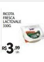 Supermercado Vitorino Ricota fresca lactovale oferta