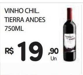 Vinho chil. tierra andes