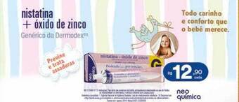 Nistatina + óxido de zinco