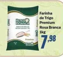 Farinha de trigo premium rosa branca