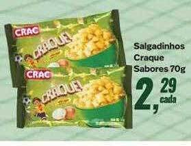 Rede Multi Market Salgadinhos craque sabores oferta