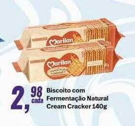 Rede Multi Market Biscoito com fermentação natural cream cracker oferta