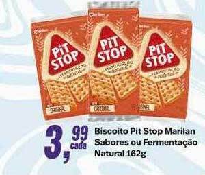 Rede Multi Market Biscoito pit stop marilan sabores ou fermentação natural oferta
