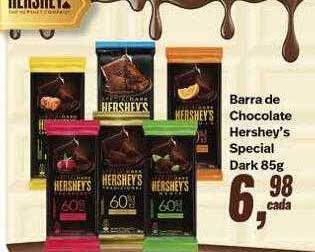 Barra de chocolate hershey's special dark