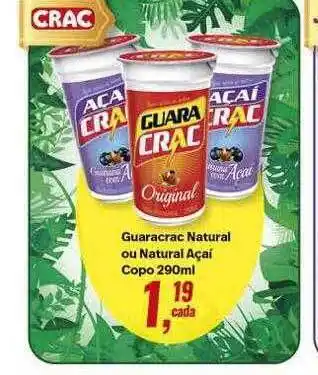 Rede Multi Market Guaracrac natural ou natural açai oferta