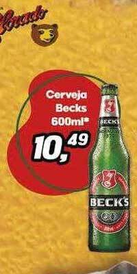 Cerveja becks 600ml
