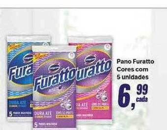 Pano furatto cores com 5