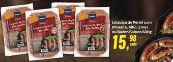 Rede Multi Market Linguiça de pernil com pimenta alho ervas ou bacon suinco oferta