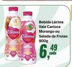 Rede Multi Market Bebida láctea vale carioca morango ou salada de frutas oferta