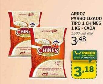 Arroz parboilizado tipo 1 chinês