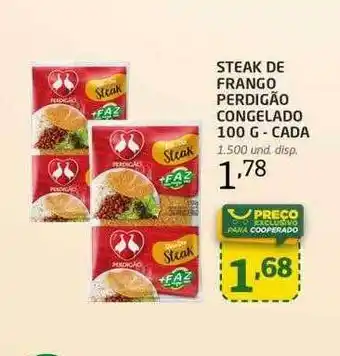 Cooper Steak de frango perdigão congelado oferta