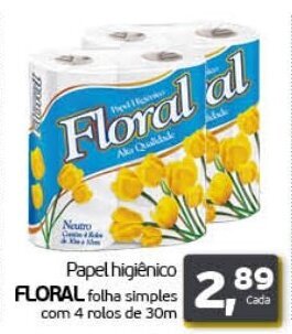 Cometa Supermercados Papel Higiénico Floral oferta