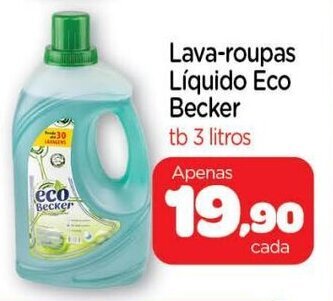 Lava roupas Liquido Eco Becker tb 3L