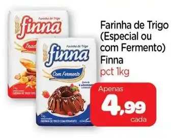 Nordestão Farinha de Trigo Finna 1kg oferta