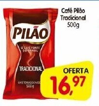 Cercadão Cafe Pilao Tradicional 500g oferta