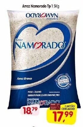 Cercadão Arroz Namorado Tp 1 5kg oferta