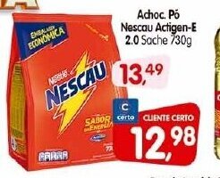 Cercadão Achoc. Po Nescau Actigen E 2.0 370g oferta