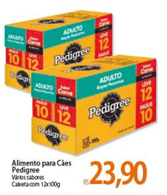 Atacadão Alimento para Caes Pedigree 12x100g oferta