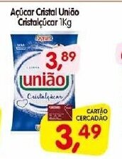Cercadão Acucar Cristal Uniao Cristalcucar 1kg oferta