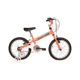 Bicicleta infantil aro 16 verden kids salmão