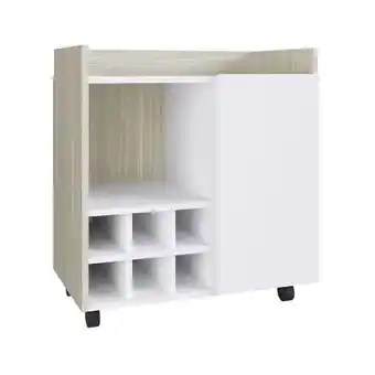 Carrefour Aparador ciro est006 1 porta branco off white oferta