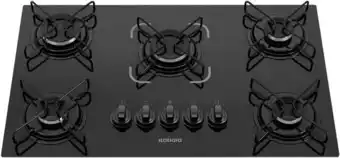 Carrefour Cooktop vidro temperado 5 bocas essencial preto itatiaia bivolt? oferta