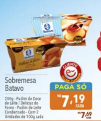 Supermercados Condor Sobremesa Batavo 200g oferta