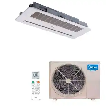 Ar condicionado split cassete 1 via inverter midea atom 24000 btus quente frio 40ataqa24m5 220v