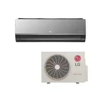Carrefour Ar condicionado lg dual inverter voice artcool uv nano 22000 btus quente/frio 220v s4nw24k2rxe.eb2gamz oferta