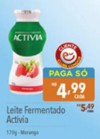 Supermercados Condor Leite Fermentado Activia 170g oferta
