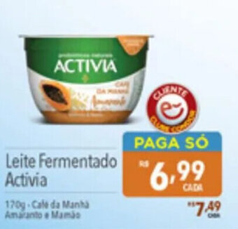 Supermercados Condor Leite Fermentado Activia 170g oferta