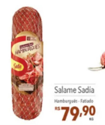 Supermercados Condor Salame Sadia oferta