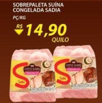 Sobrepaleta Suina Congelada Sadia 1kg