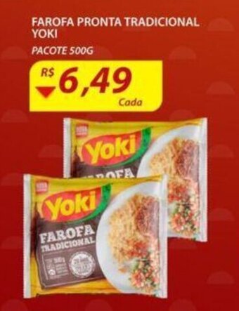 Assaí Atacadista Farofa Pronta Tradicional Yoki 500g oferta