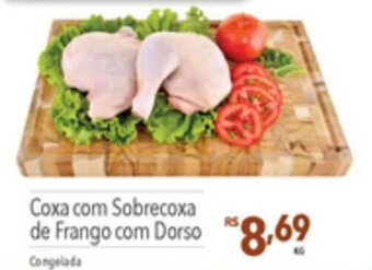Supermercados Condor Coxa com Sobrecoxa de Frango com Dorso oferta