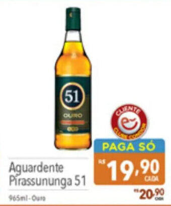 Aguardente Pirassununga 51 965ml