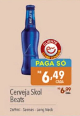 Supermercados Condor Cerveja Skol Beats 269ml oferta