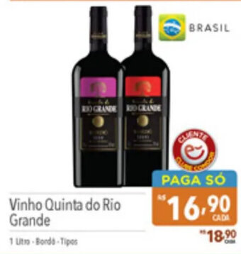 Supermercados Condor Vinho Quinta do Rio Grande 1L oferta