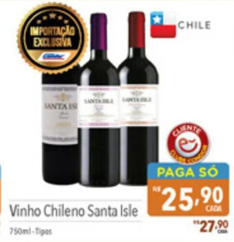 Supermercados Condor Vinho Chileno Santa Isle 750ml oferta