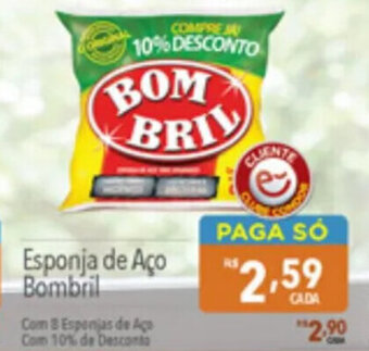 Supermercados Condor Esponja de Aco Bombril oferta