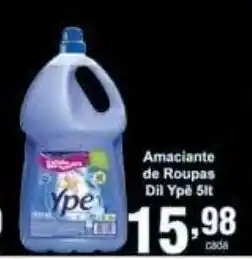 Rossi Supermercado Amaciante de Roupas Dil Ype 5L oferta