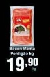 Rossi Supermercado Bacon Manta Perdigao 1kg oferta