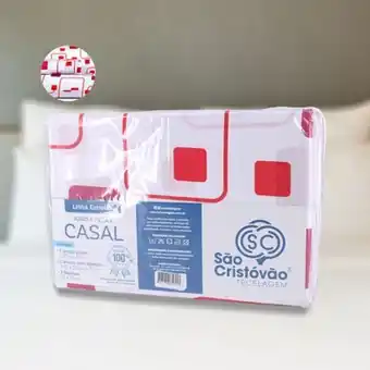 Jogo de cama casal 4 peças dream são cristóvão