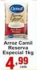 Rossi Supermercado Arroz Camil Reserva especial 1kg oferta