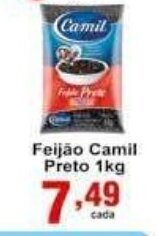 Rossi Supermercado Feijao Camil Preto 1kg oferta